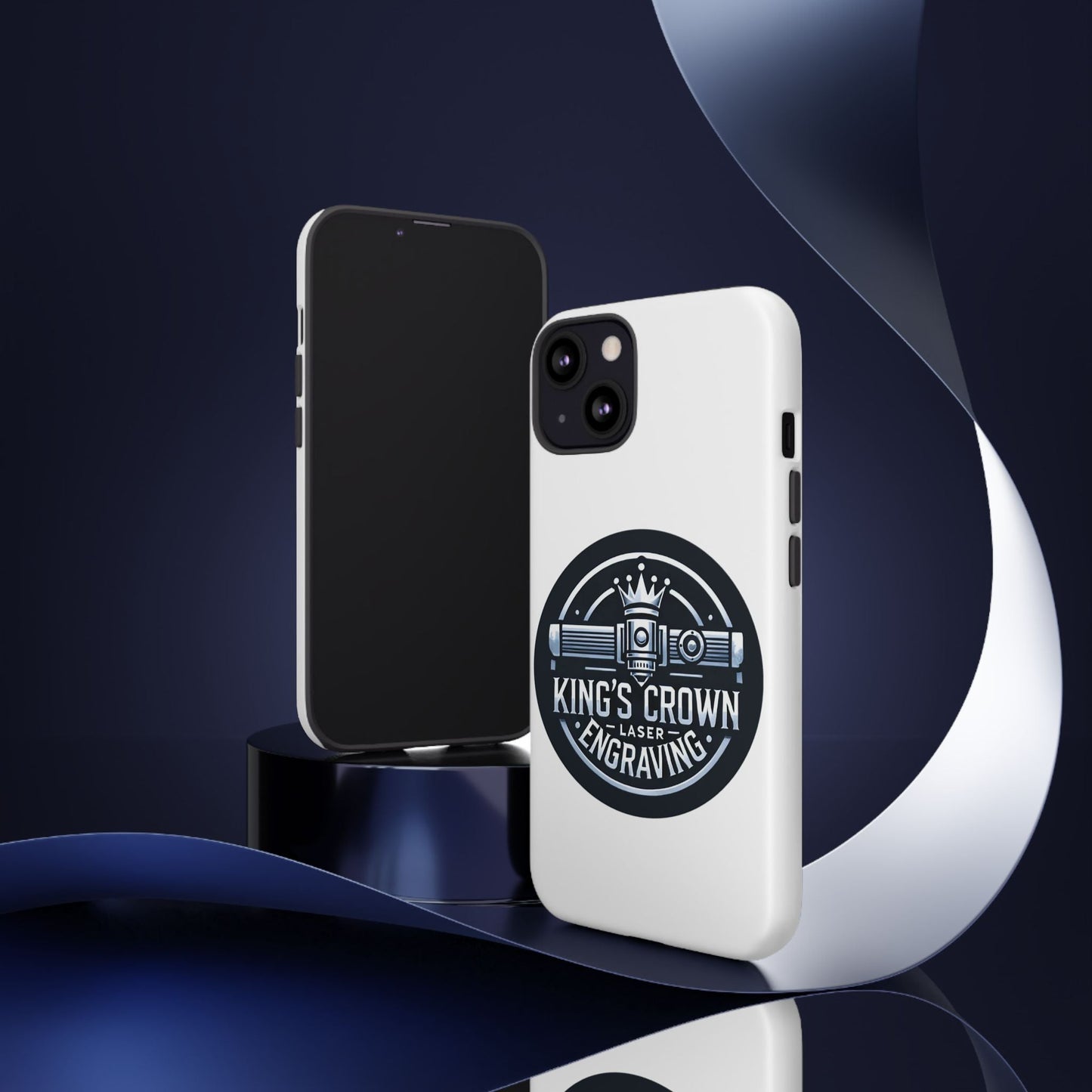 Custom Laser Engraved Phone Case, Tough Cases for Kings and Queens, Stylish Phone Accessories, Custom Gifts, Unique Designs Printify