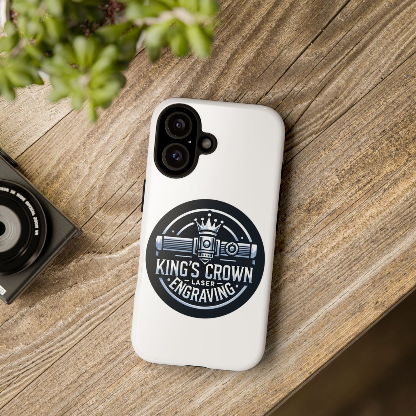 Custom Laser Engraved Phone Case, Tough Cases for Kings and Queens, Stylish Phone Accessories, Custom Gifts, Unique Designs Printify