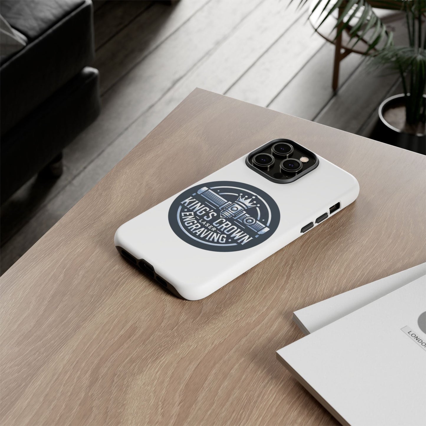 Custom Laser Engraved Phone Case, Tough Cases for Kings and Queens, Stylish Phone Accessories, Custom Gifts, Unique Designs Printify