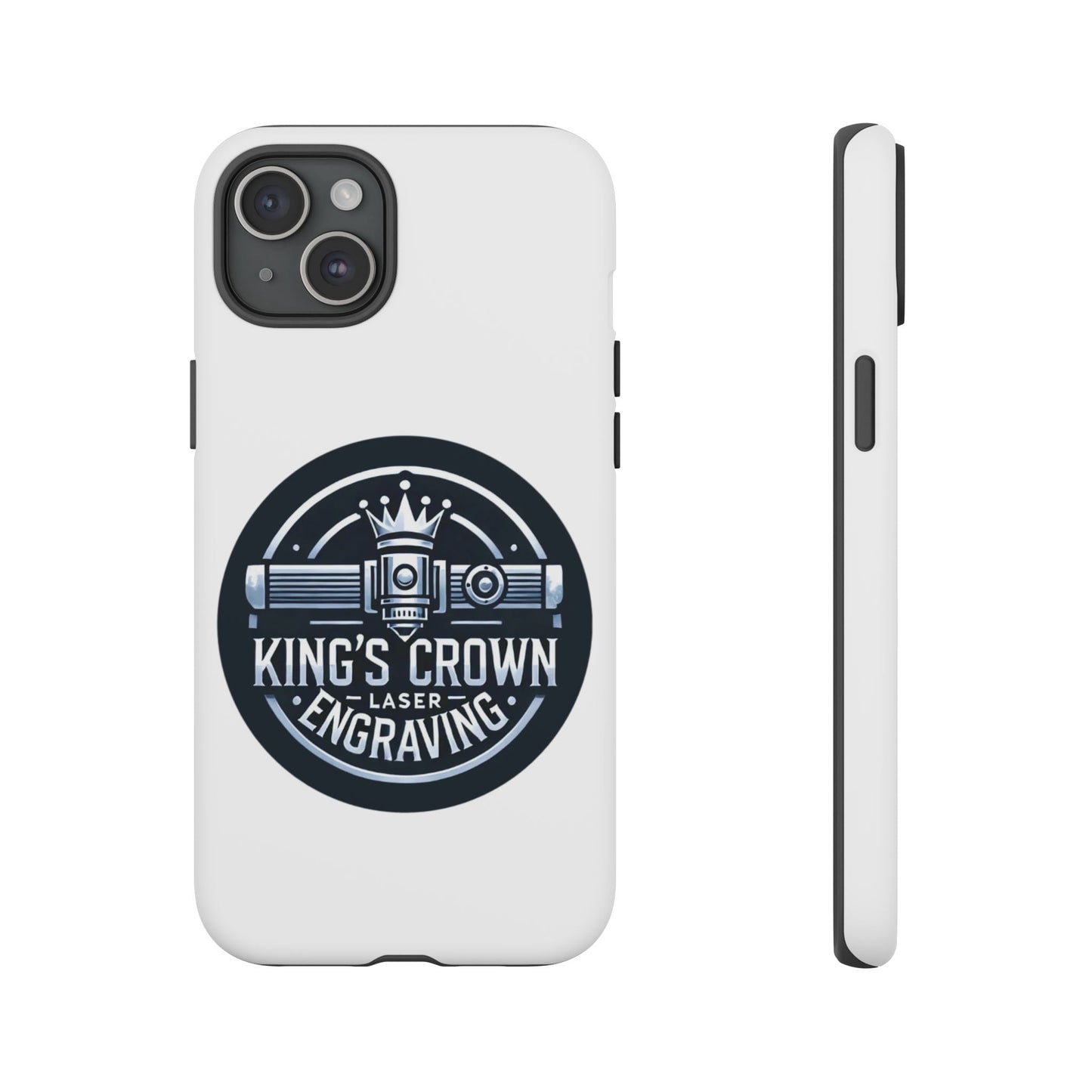 Custom Laser Engraved Phone Case, Tough Cases for Kings and Queens, Stylish Phone Accessories, Custom Gifts, Unique Designs Printify