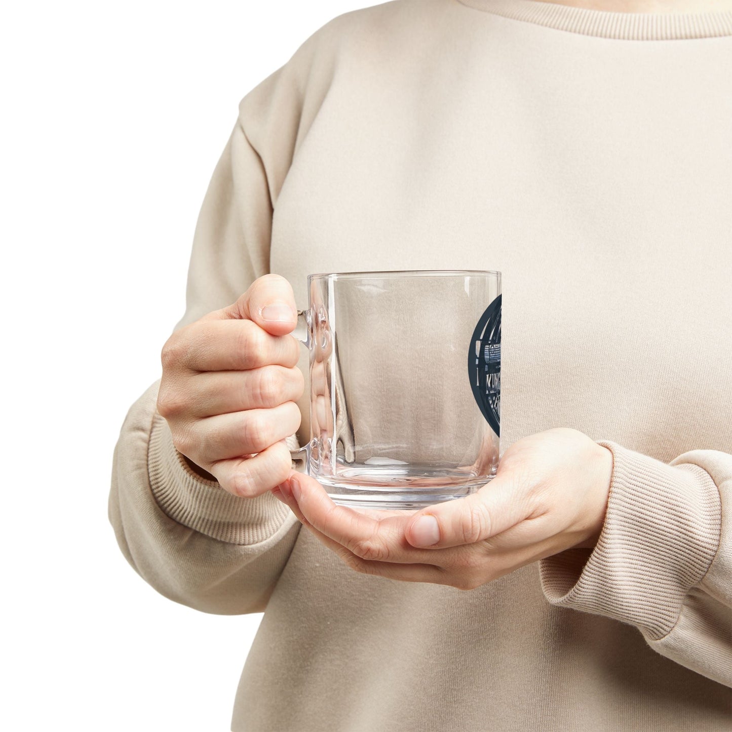 Custom Personalized Glass Coffee Mug - Perfect for Gifts, Home, Office, Engagements, and Holidays Printify