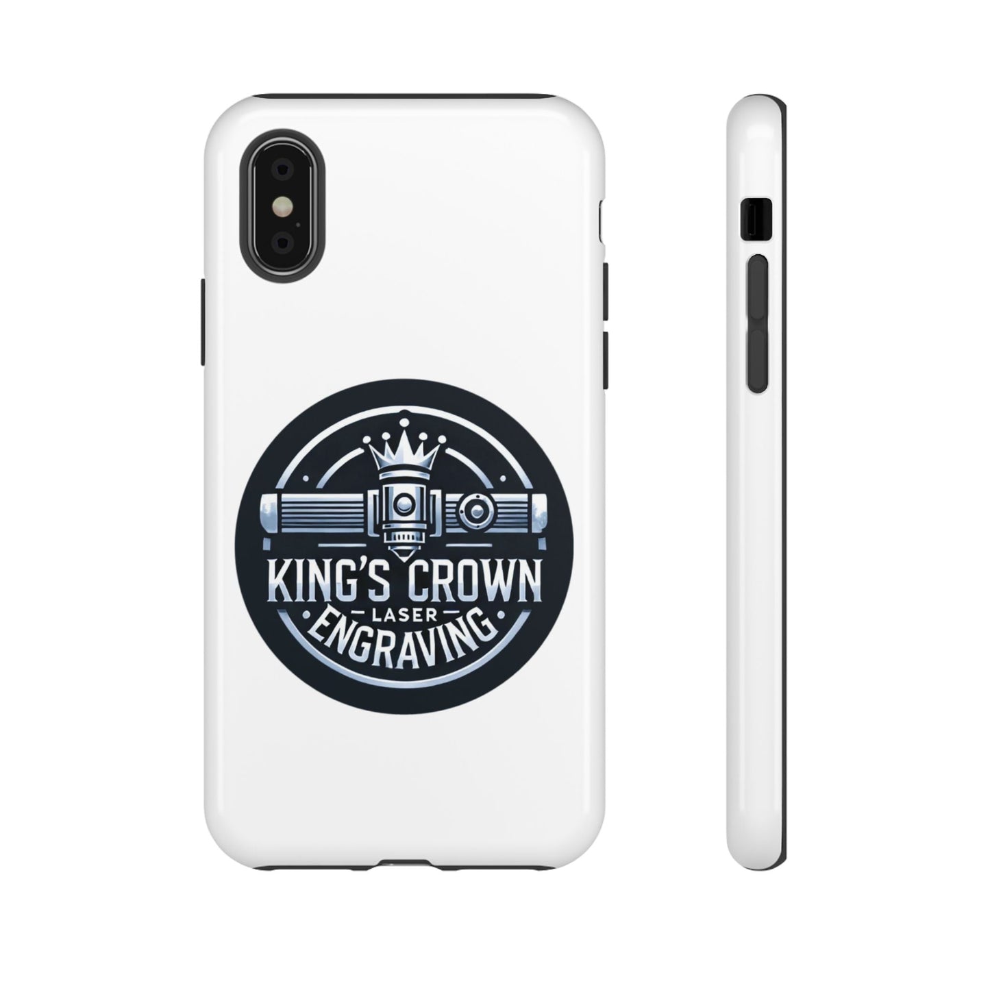 Custom Laser Engraved Phone Case, Tough Cases for Kings and Queens, Stylish Phone Accessories, Custom Gifts, Unique Designs Printify
