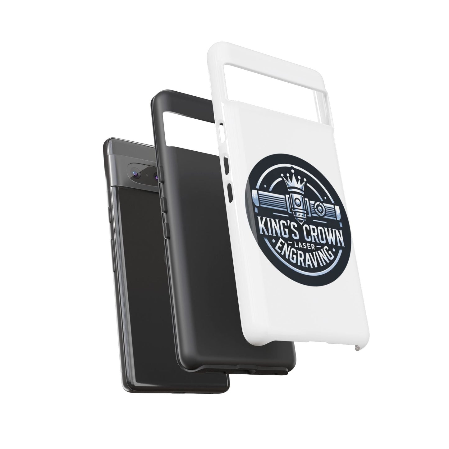 Custom Laser Engraved Phone Case, Tough Cases for Kings and Queens, Stylish Phone Accessories, Custom Gifts, Unique Designs Printify