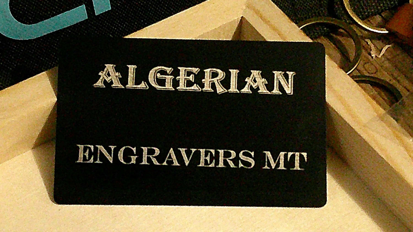 Engraved Business Card, Metal Business Card, QR Code Business Card, Premium Business Card, Custom Professional Business Cards, Engraved QR My Store