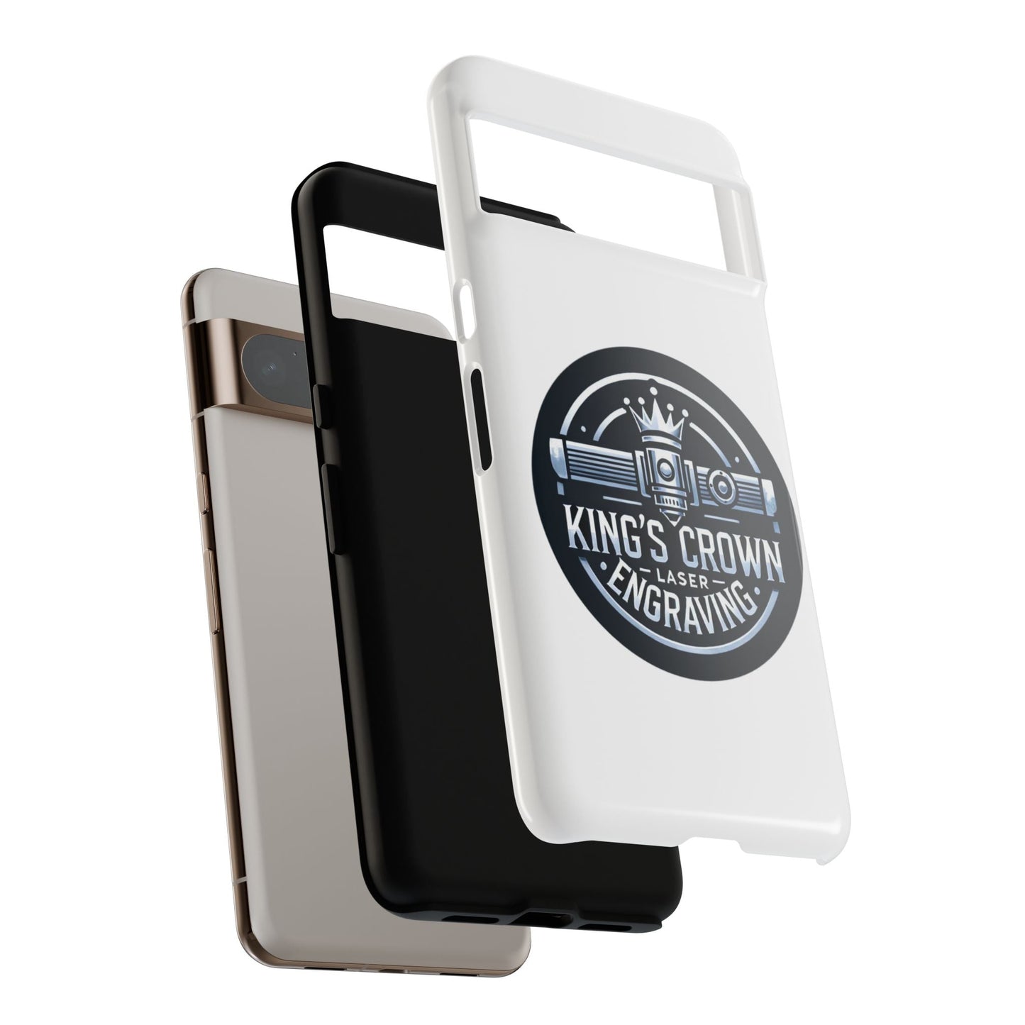 Custom Laser Engraved Phone Case, Tough Cases for Kings and Queens, Stylish Phone Accessories, Custom Gifts, Unique Designs Printify