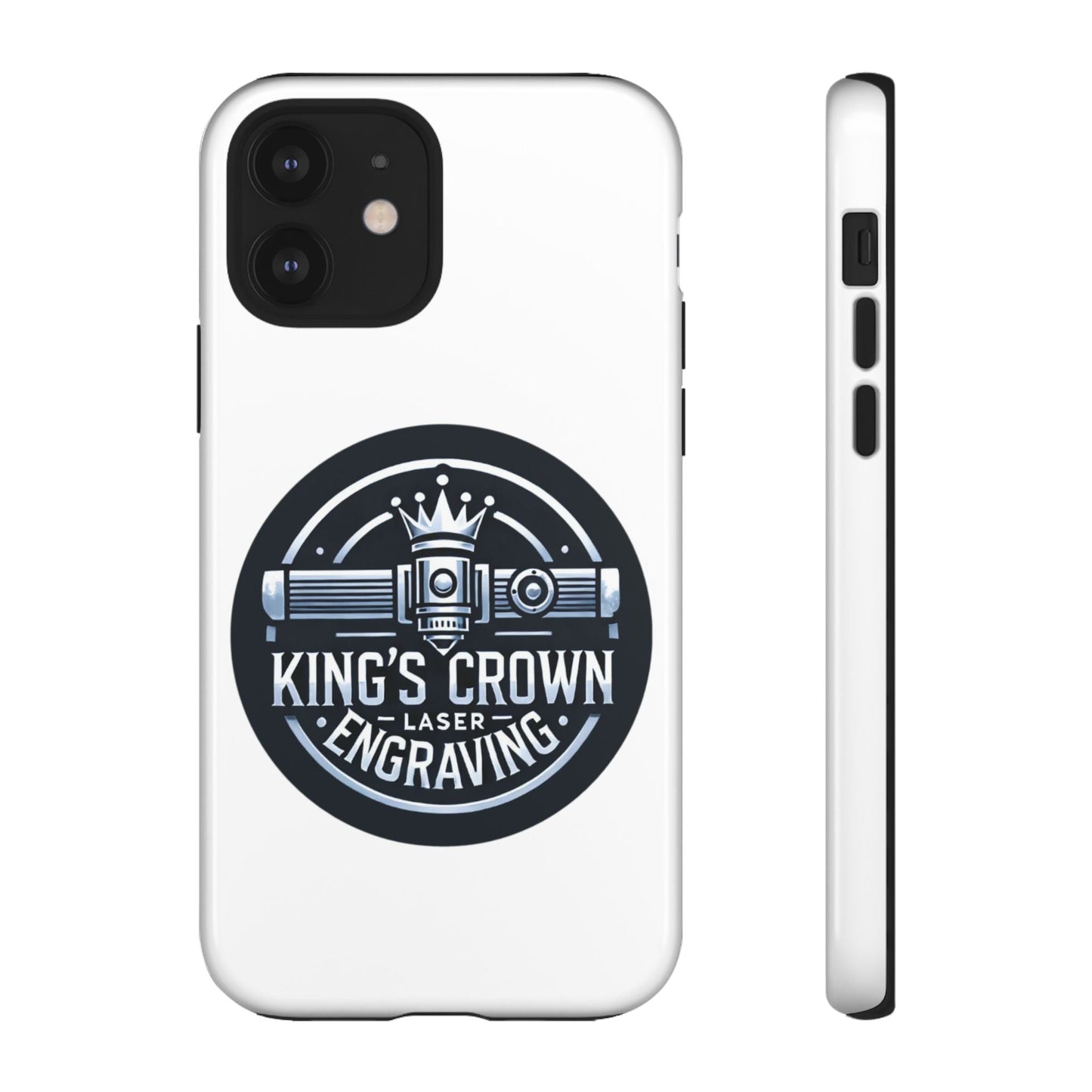 Custom Laser Engraved Phone Case, Tough Cases for Kings and Queens, Stylish Phone Accessories, Custom Gifts, Unique Designs Printify