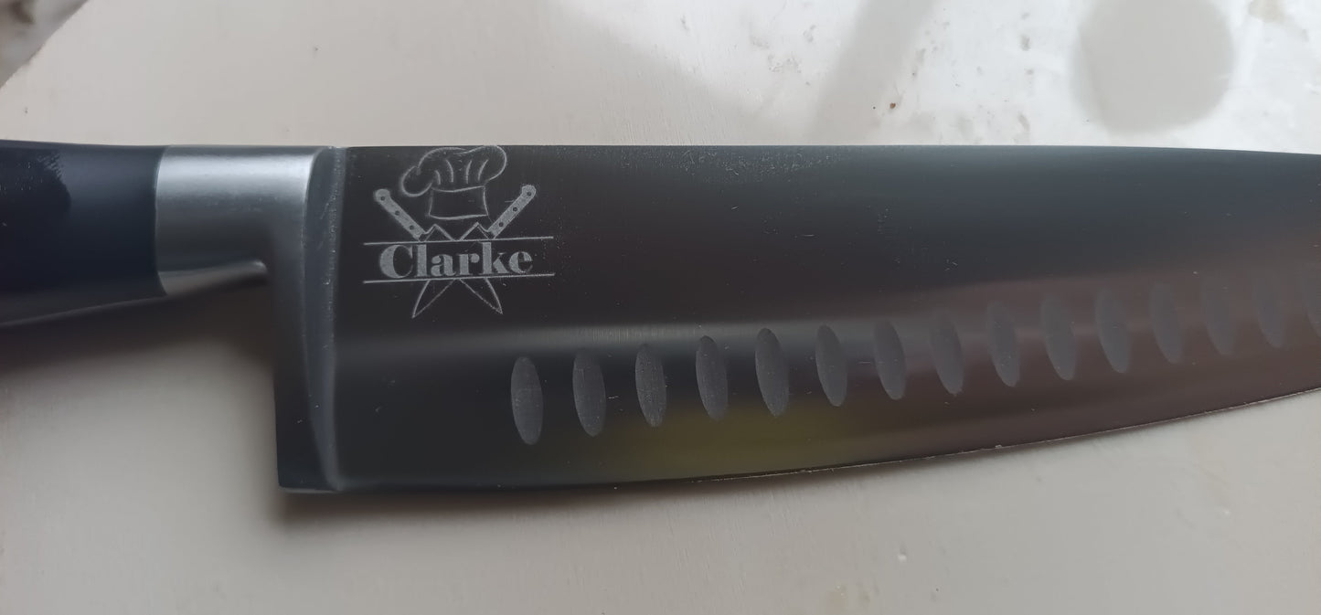 Custom Engraved Chefs knife