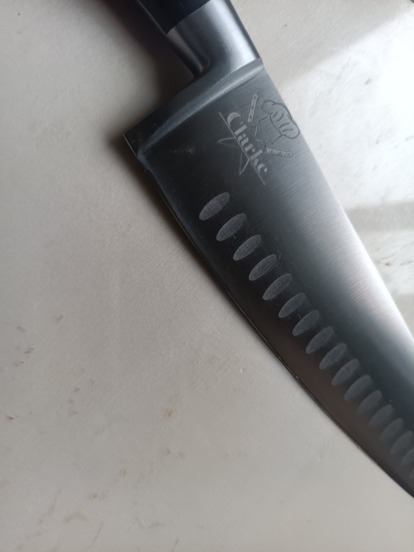 Custom Engraved 8 Inch Chefs Knife Kings Crown Laser Engraving