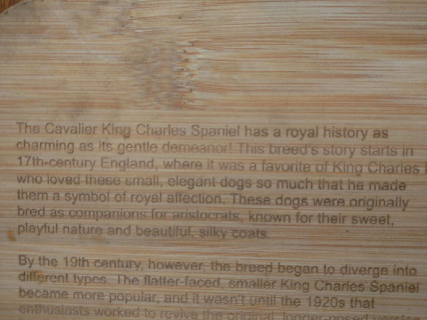 Dog breed History Decorative Serving boards, Dog Breed Cutting Board Gift, Dog Lover Gift My Store