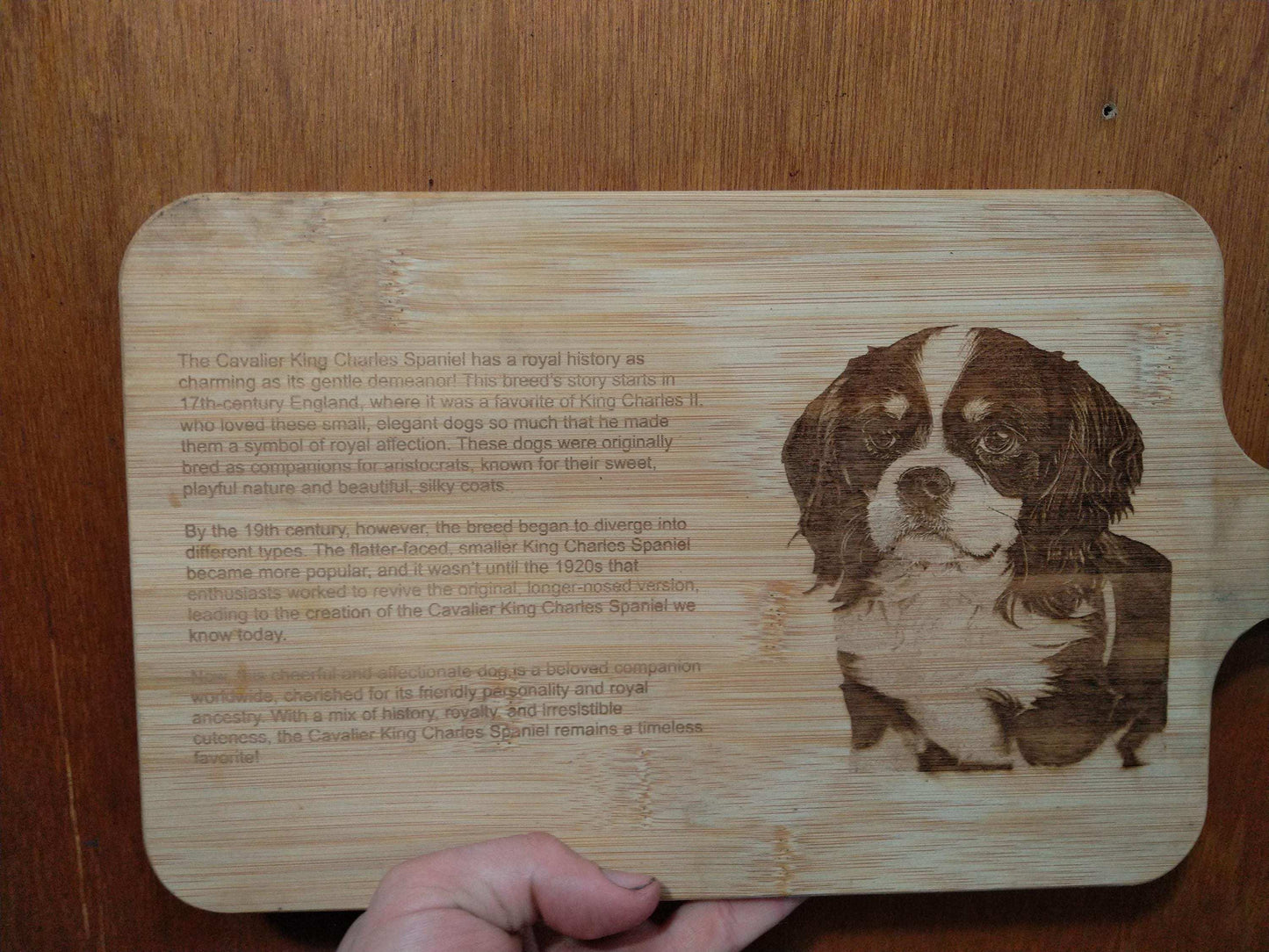 Dog breed History Decorative Serving boards, Dog Breed Cutting Board Gift, Dog Lover Gift My Store