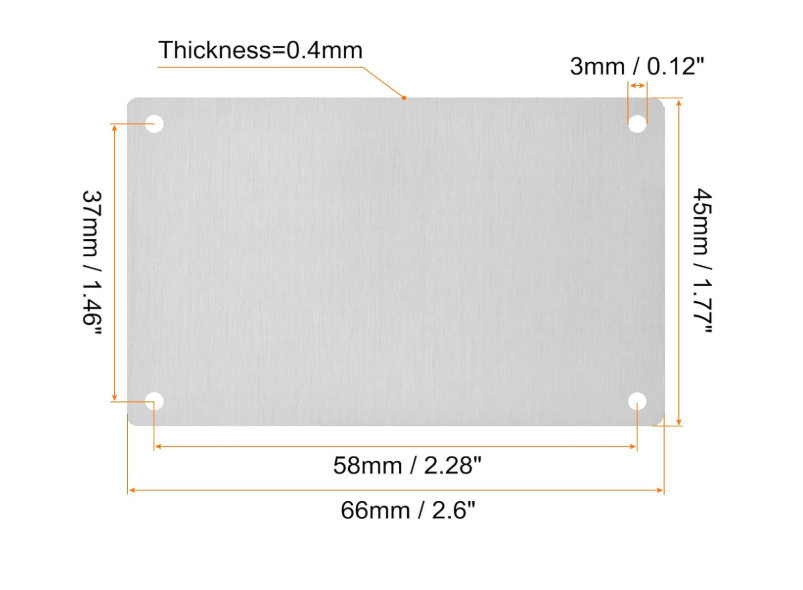 Serial number plates Kings Crown Laser Engraving