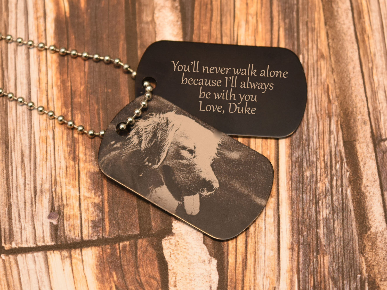 Pet-Tags Kings Crown Laser Engraving