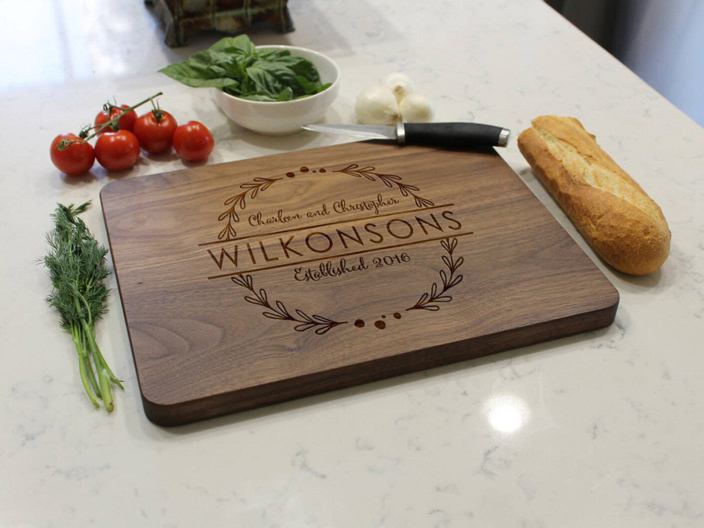 Cutting-boards Kings Crown Laser Engraving