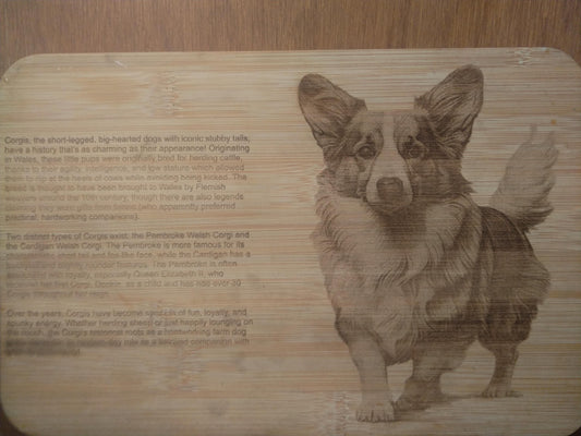 Dog breed History Decorative Serving boards, Dog Breed Cutting Board Gift, Dog Lover Gift My Store