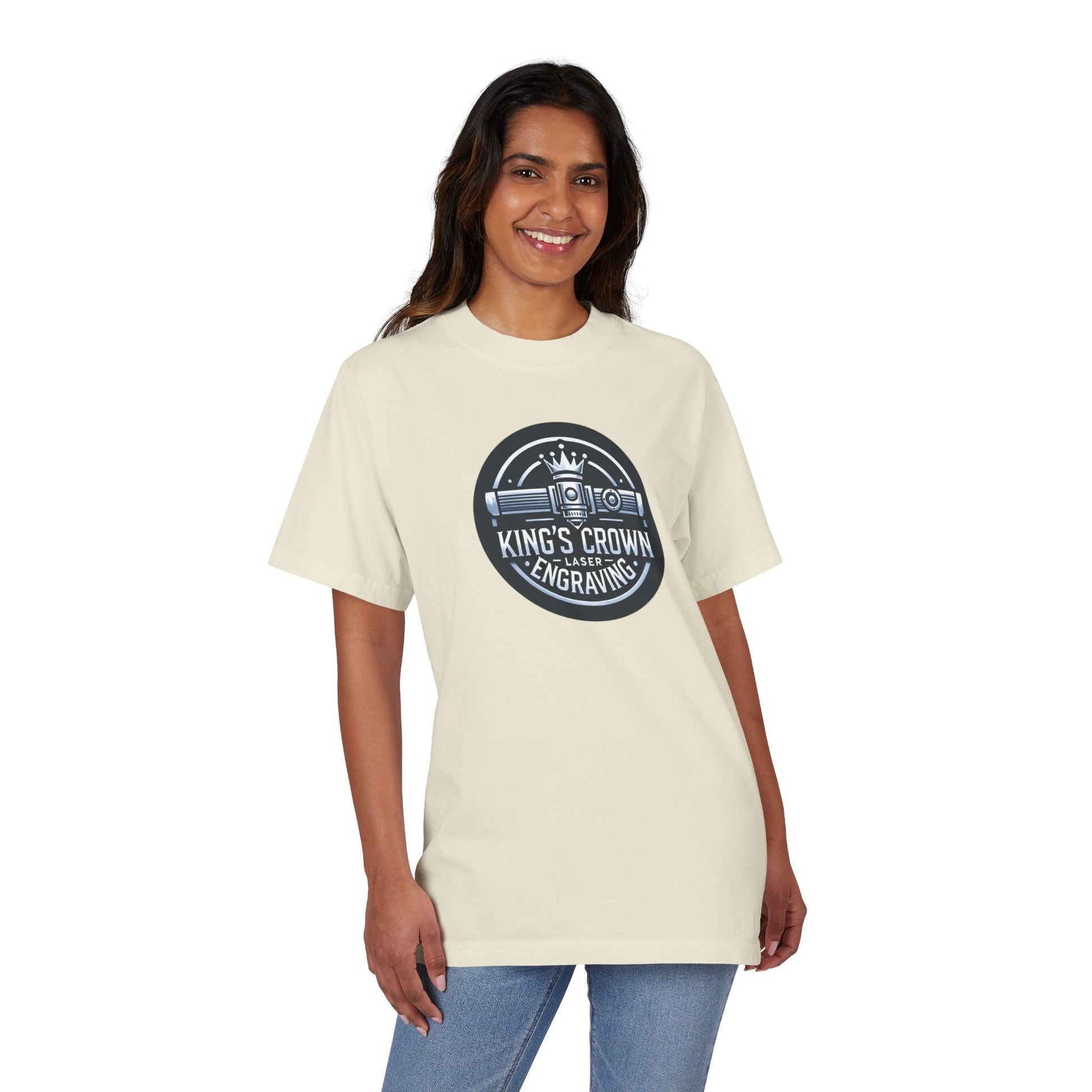 Custom Unisex King’s Crown Graphic T-Shirt, Casual Wear, Gifts for Him, Birthday, Crown Enthusiast Apparel, Engraving Theme Tee Printify