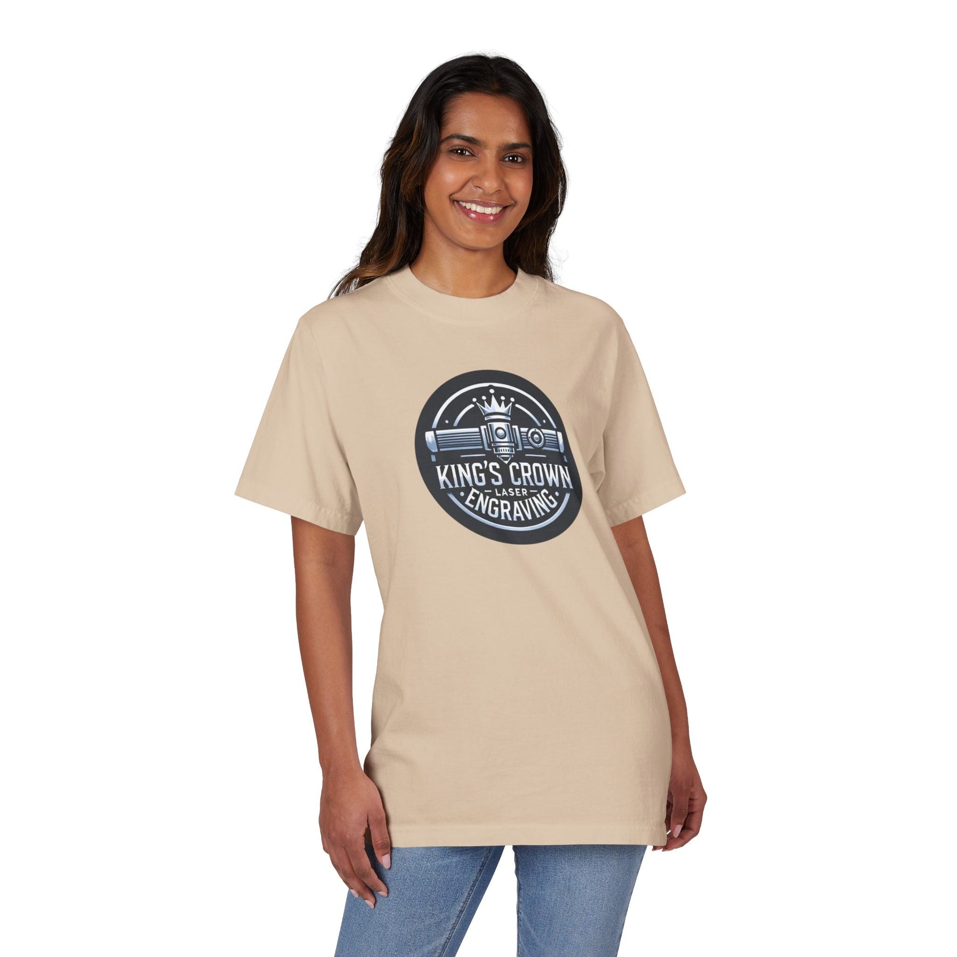 Custom Unisex King’s Crown Graphic T-Shirt, Casual Wear, Gifts for Him, Birthday, Crown Enthusiast Apparel, Engraving Theme Tee Printify