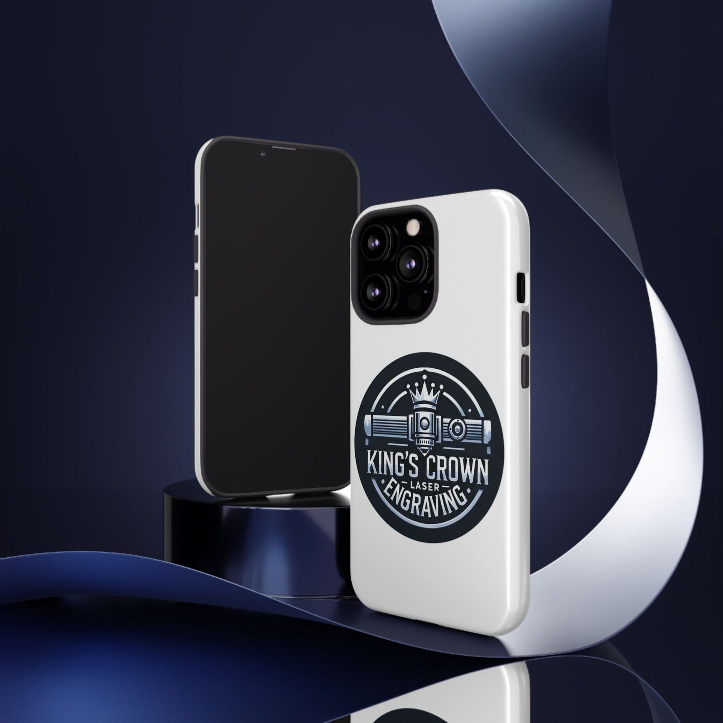 Custom Laser Engraved Phone Case, Tough Cases for Kings and Queens, Stylish Phone Accessories, Custom Gifts, Unique Designs Printify