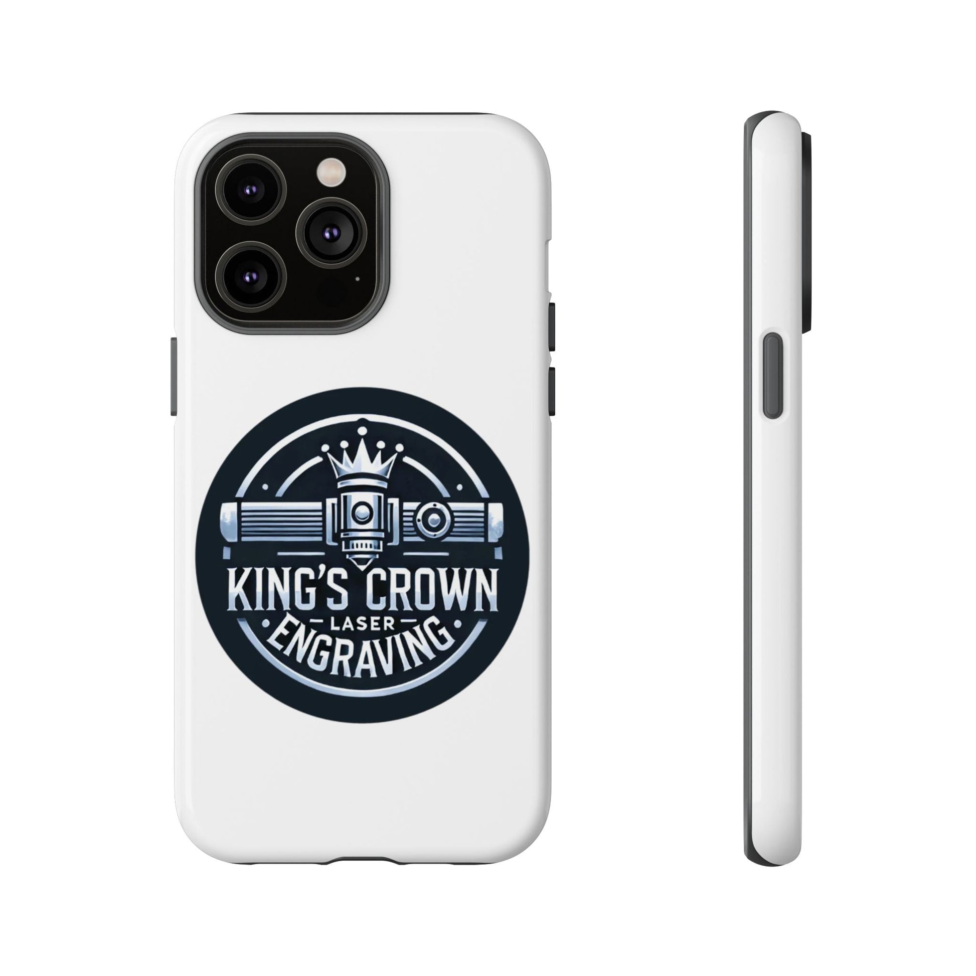 Custom Laser Engraved Phone Case, Tough Cases for Kings and Queens, Stylish Phone Accessories, Custom Gifts, Unique Designs Printify