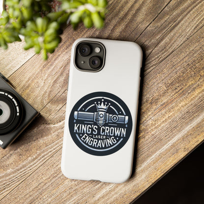 Custom Laser Engraved Phone Case, Tough Cases for Kings and Queens, Stylish Phone Accessories, Custom Gifts, Unique Designs Printify