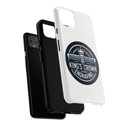 Custom Laser Engraved Phone Case, Tough Cases for Kings and Queens, Stylish Phone Accessories, Custom Gifts, Unique Designs Printify
