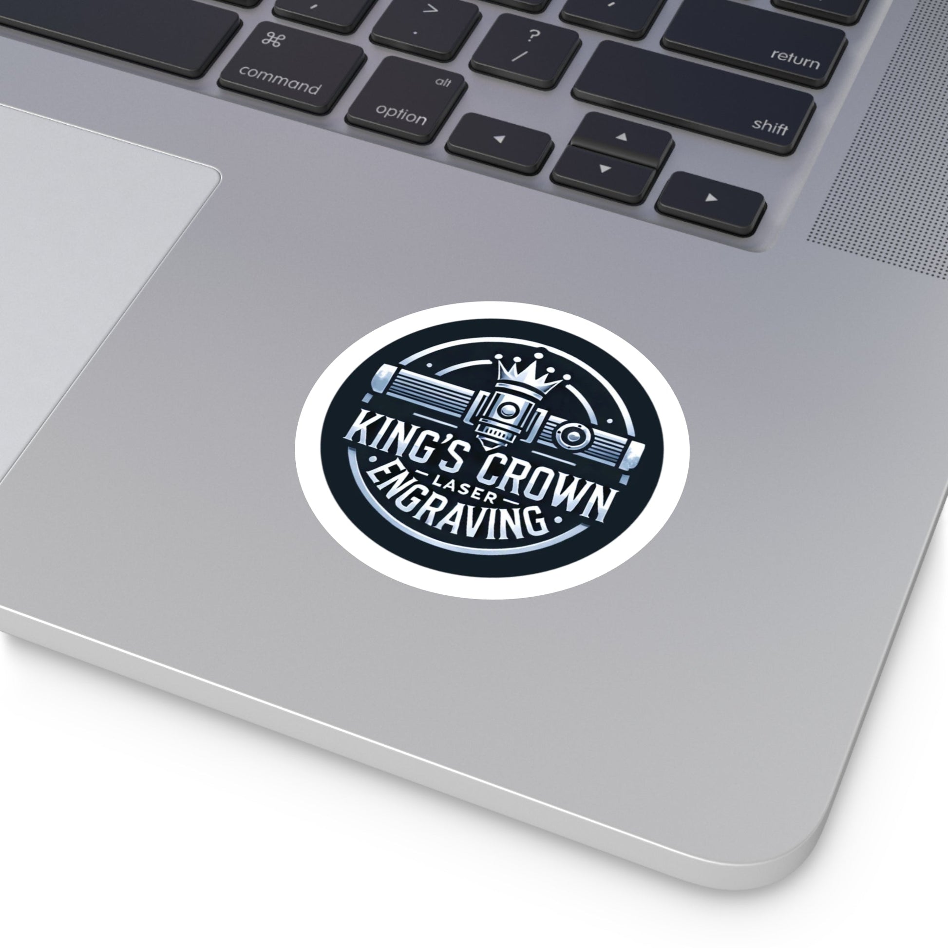 Custom Round Vinyl Stickers, Personalized Decals for Engraving Lovers, Unique Gifts for Artists, Party Favors, Craft Supplies Printify