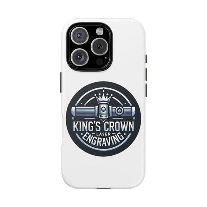 Custom Laser Engraved Phone Case, Tough Cases for Kings and Queens, Stylish Phone Accessories, Custom Gifts, Unique Designs Printify