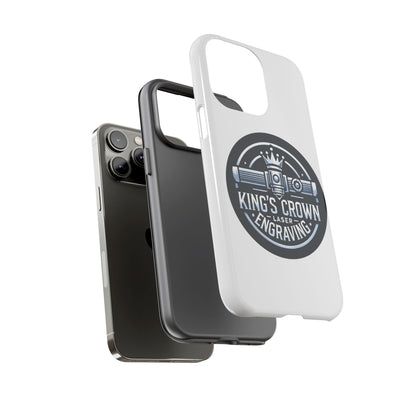 Custom Laser Engraved Phone Case, Tough Cases for Kings and Queens, Stylish Phone Accessories, Custom Gifts, Unique Designs Printify