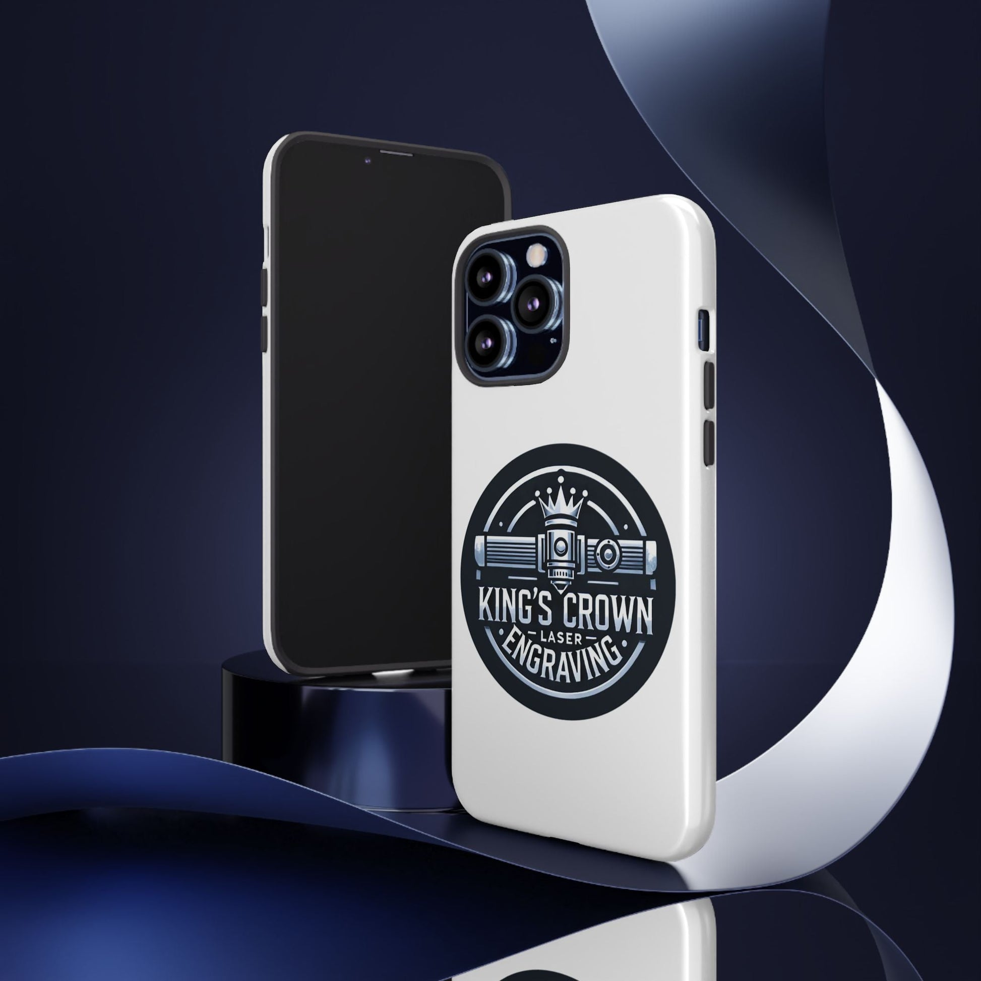 Custom Laser Engraved Phone Case, Tough Cases for Kings and Queens, Stylish Phone Accessories, Custom Gifts, Unique Designs Printify