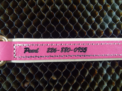 Custom Engraved Leather Dog Collar My Store