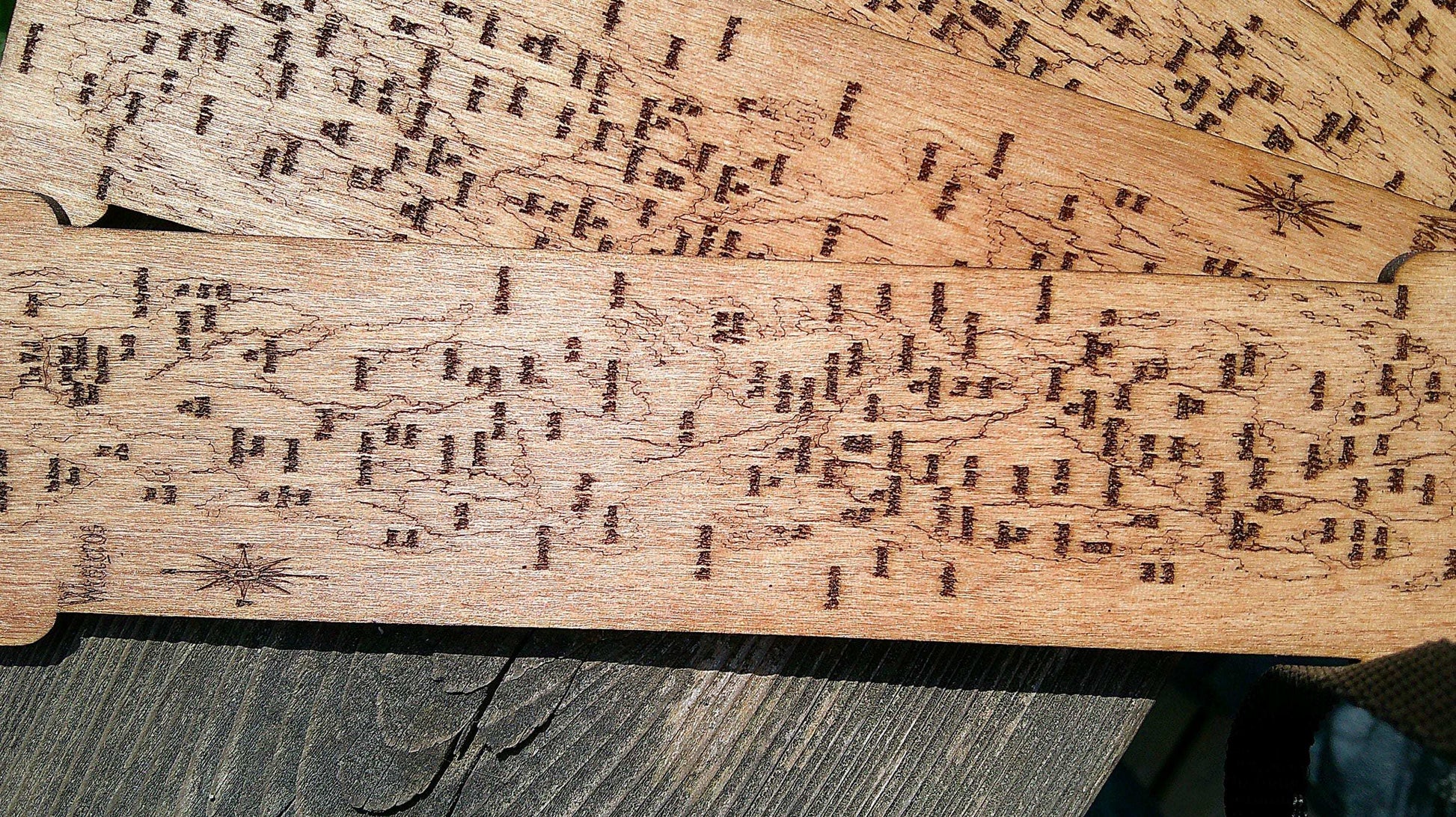 Map of Westeros engraved wooden bookmarks for Game of Thrones fans My Store