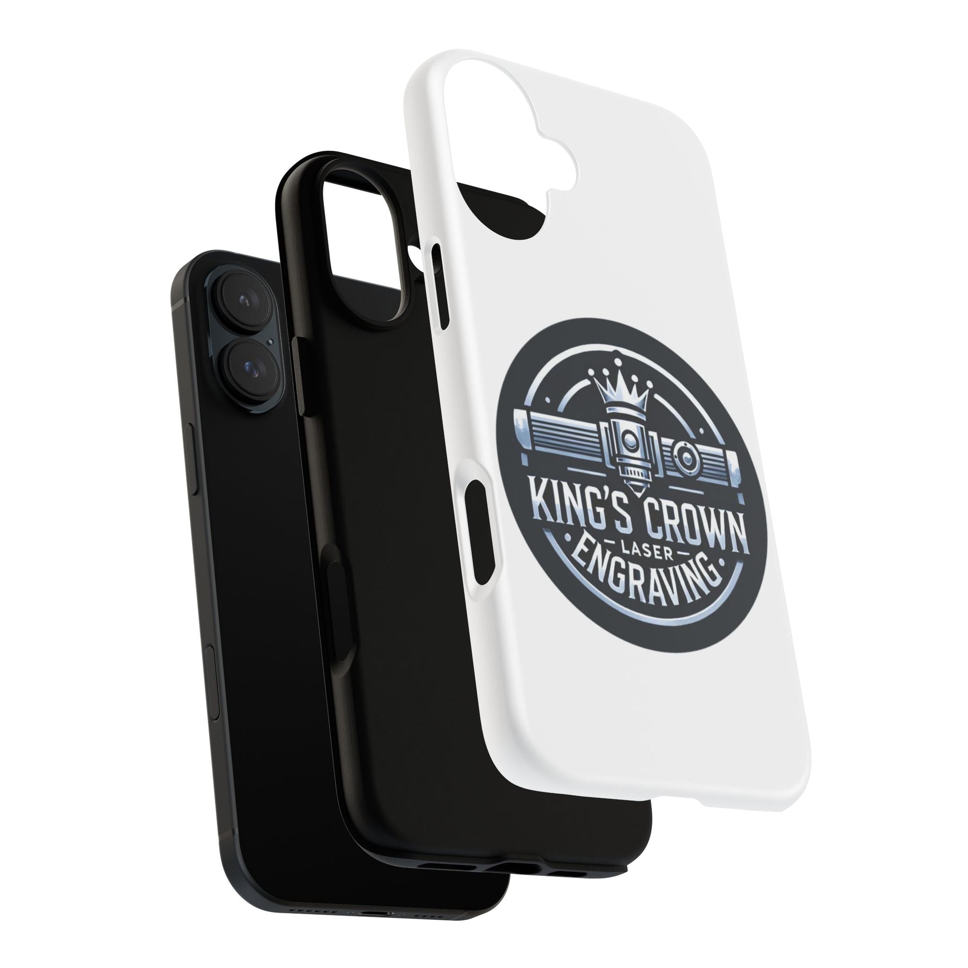 Custom Laser Engraved Phone Case, Tough Cases for Kings and Queens, Stylish Phone Accessories, Custom Gifts, Unique Designs Printify