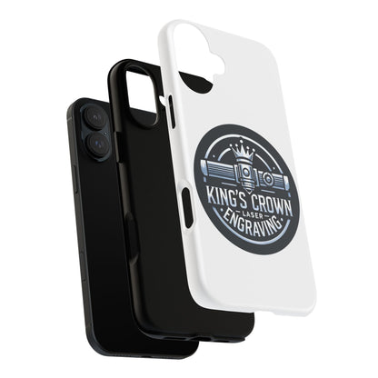 Custom Laser Engraved Phone Case, Tough Cases for Kings and Queens, Stylish Phone Accessories, Custom Gifts, Unique Designs Printify