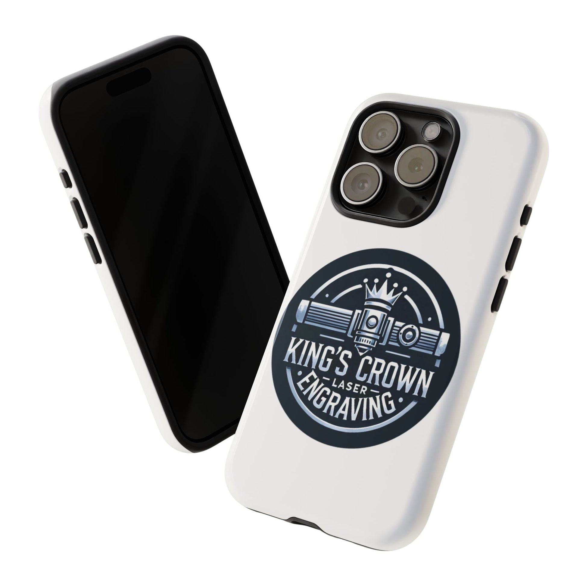 Custom Laser Engraved Phone Case, Tough Cases for Kings and Queens, Stylish Phone Accessories, Custom Gifts, Unique Designs Printify