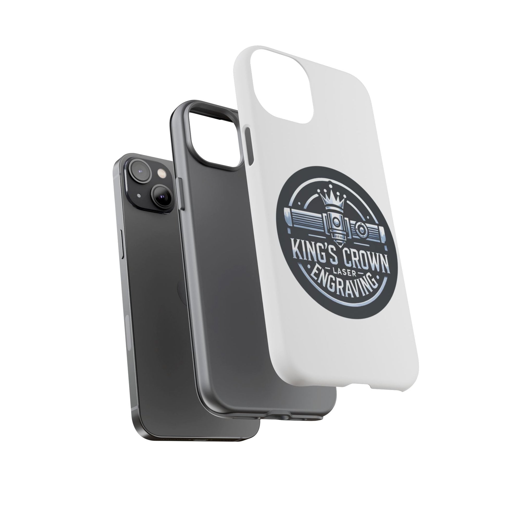 Custom Laser Engraved Phone Case, Tough Cases for Kings and Queens, Stylish Phone Accessories, Custom Gifts, Unique Designs Printify
