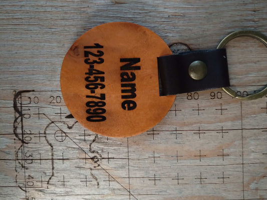 Personalized Wooden tags for Names, Organization, Travel bags, events and more - Kings Crown Laser Engraving
