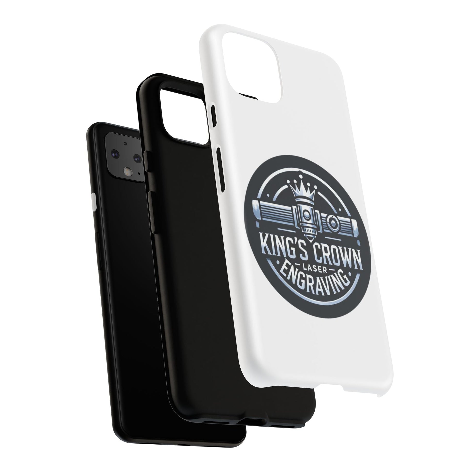 Custom Laser Engraved Phone Case, Tough Cases for Kings and Queens, Stylish Phone Accessories, Custom Gifts, Unique Designs Printify