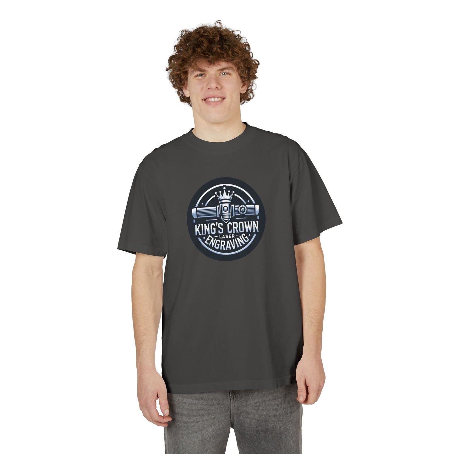 Custom Unisex King’s Crown Graphic T-Shirt, Casual Wear, Gifts for Him, Birthday, Crown Enthusiast Apparel, Engraving Theme Tee Printify