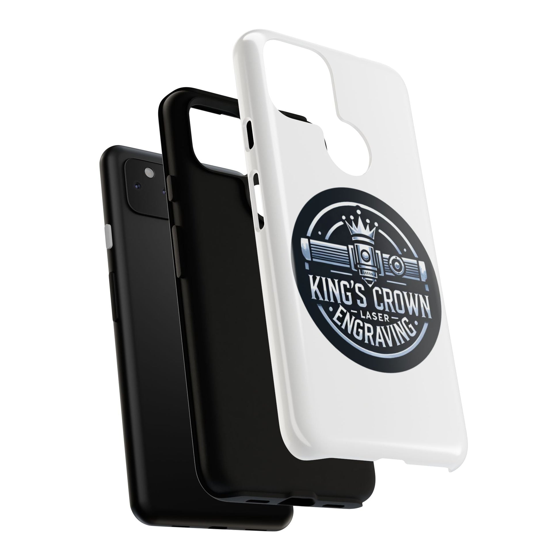 Custom Laser Engraved Phone Case, Tough Cases for Kings and Queens, Stylish Phone Accessories, Custom Gifts, Unique Designs Printify