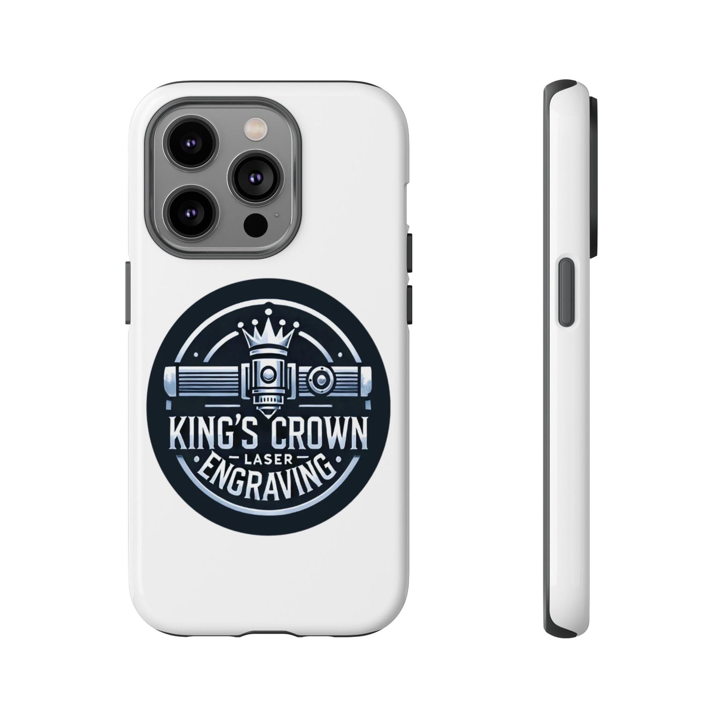 Custom Laser Engraved Phone Case, Tough Cases for Kings and Queens, Stylish Phone Accessories, Custom Gifts, Unique Designs Printify