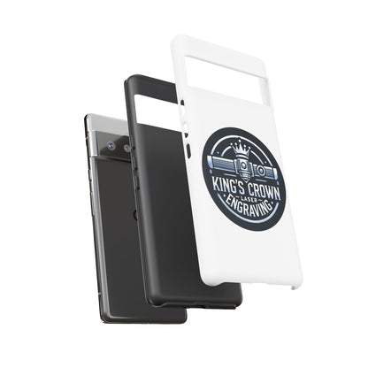 Custom Laser Engraved Phone Case, Tough Cases for Kings and Queens, Stylish Phone Accessories, Custom Gifts, Unique Designs Printify
