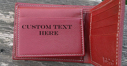 Custom Leather Wallet, Monogram Wallet, Logo Wallet, Leather Bifold Wallet, Leather Folding Wallet, Name Leather Wallet, Initial Wallet My Store