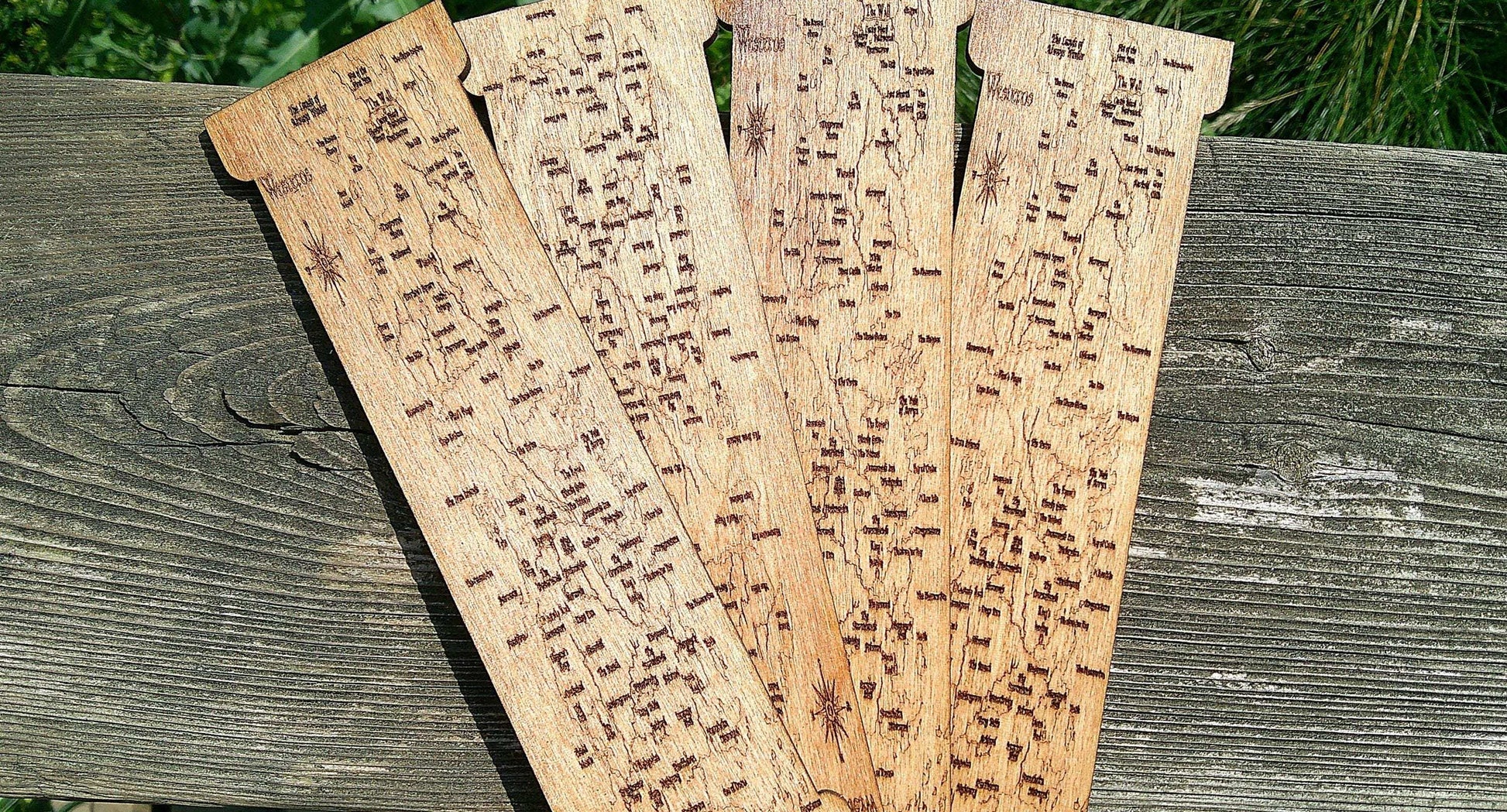 Map of Westeros engraved wooden bookmarks for Game of Thrones fans My Store