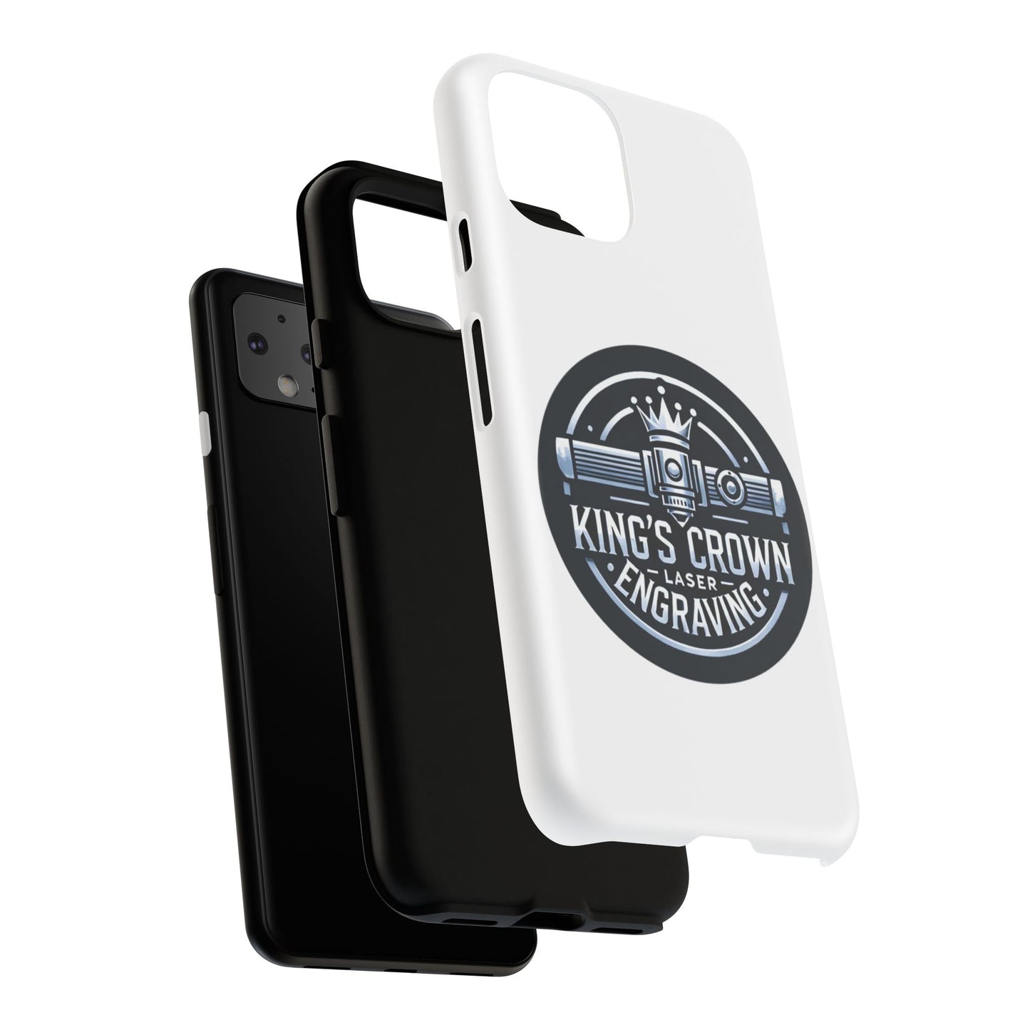 Custom Laser Engraved Phone Case, Tough Cases for Kings and Queens, Stylish Phone Accessories, Custom Gifts, Unique Designs Printify