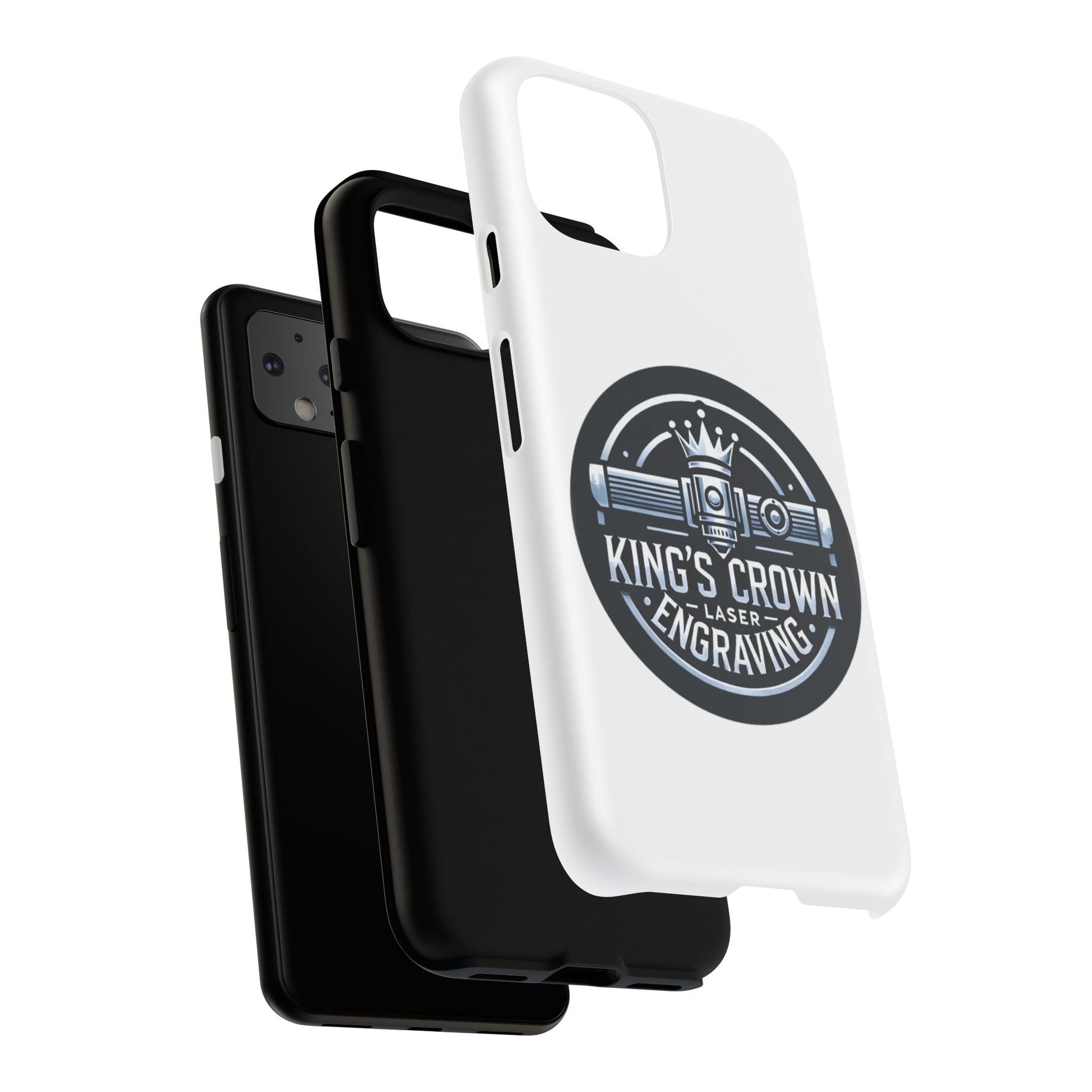 Custom Laser Engraved Phone Case, Tough Cases for Kings and Queens, Stylish Phone Accessories, Custom Gifts, Unique Designs Printify
