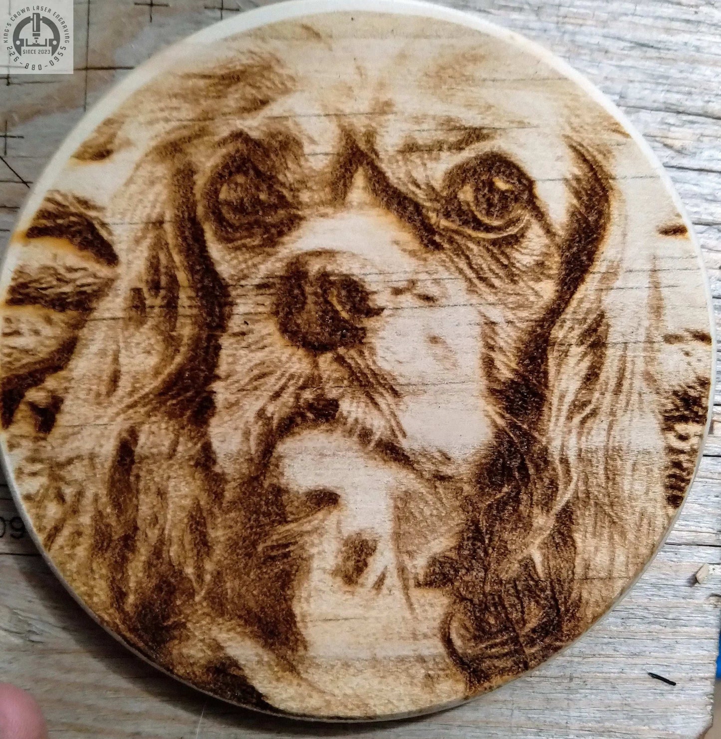 Custom Photo engraved wood coasters Personalized Gift-Bulk My Store
