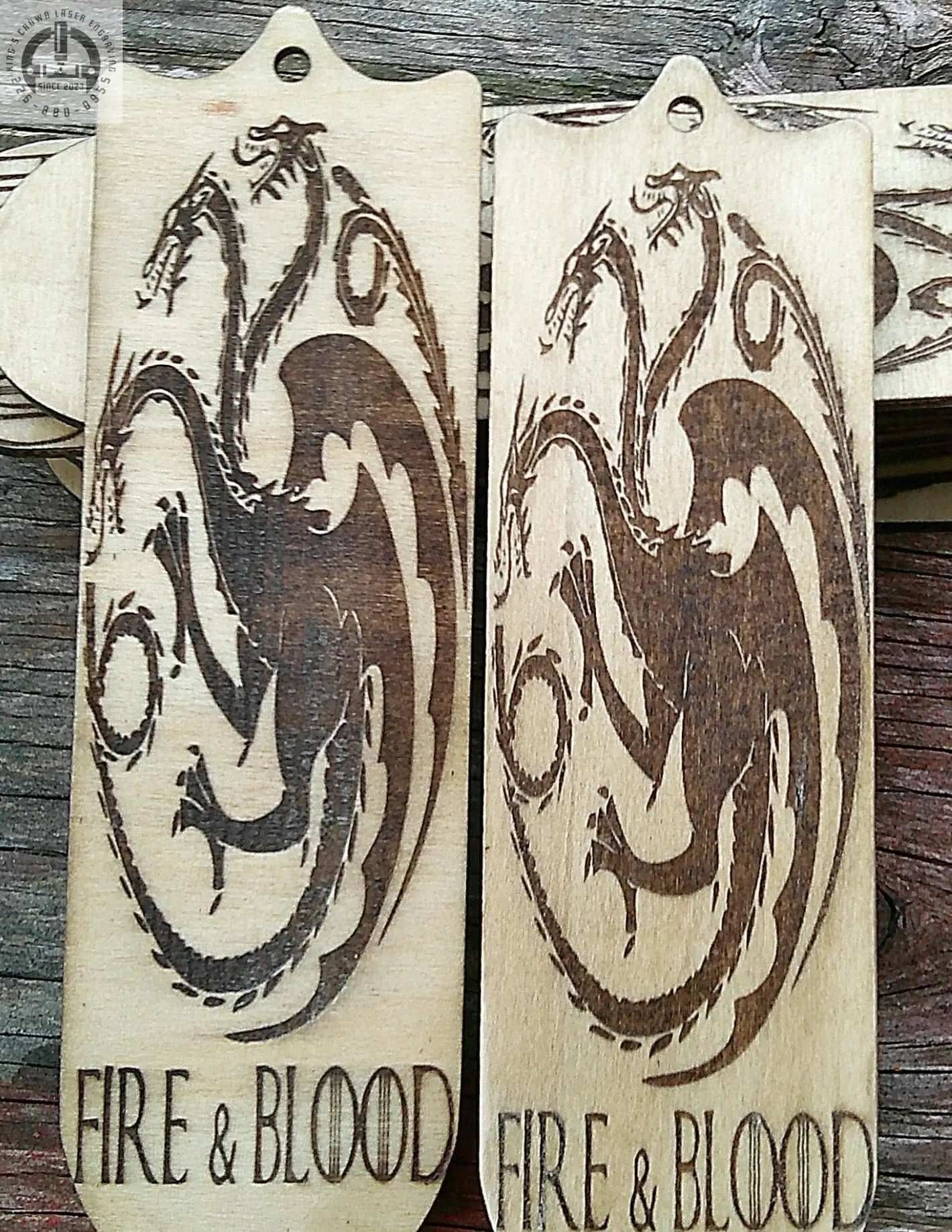 Handmade Targaryen Sigil Bookmark for Game of Thrones Fans, Gift for GOT/House of Dragons Fans, My Store