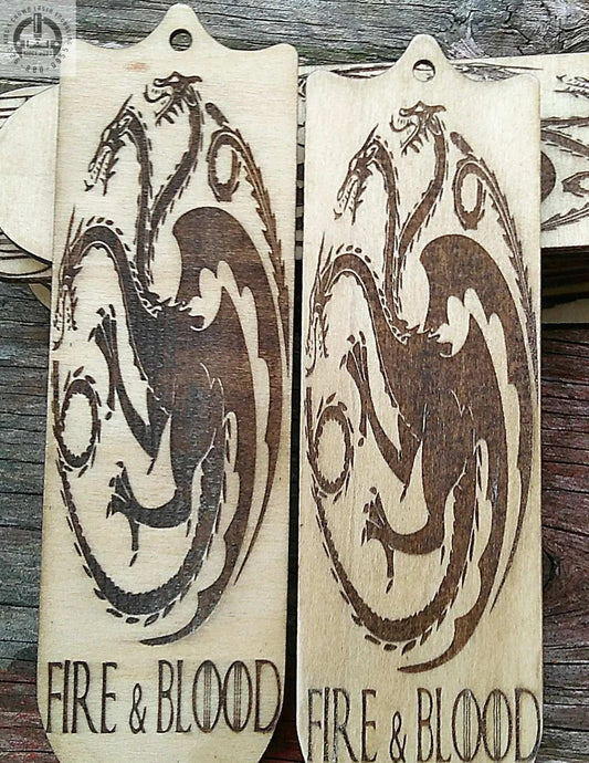 Handmade Targaryen Sigil Bookmark for Game of Thrones Fans, Gift for GOT/House of Dragons Fans, My Store