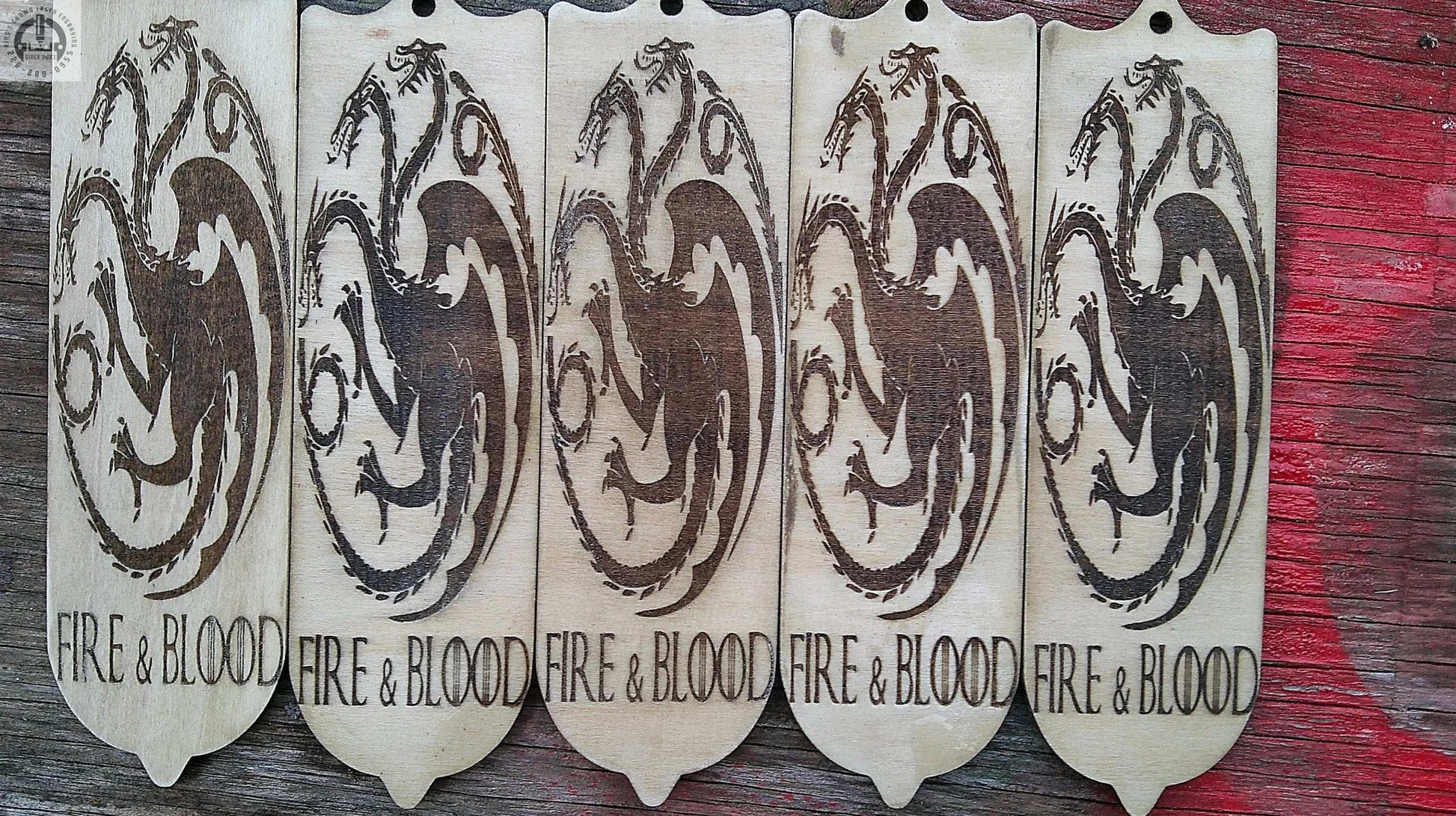 Handmade Targaryen Sigil Bookmark for Game of Thrones Fans, Gift for GOT/House of Dragons Fans, My Store