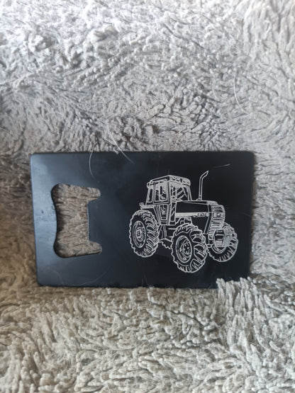 Custom Engraved Metal Bottle Opener – Card Shaped, 1.5mm Thick, Personalized Gift Kings Crown Laser Engraving