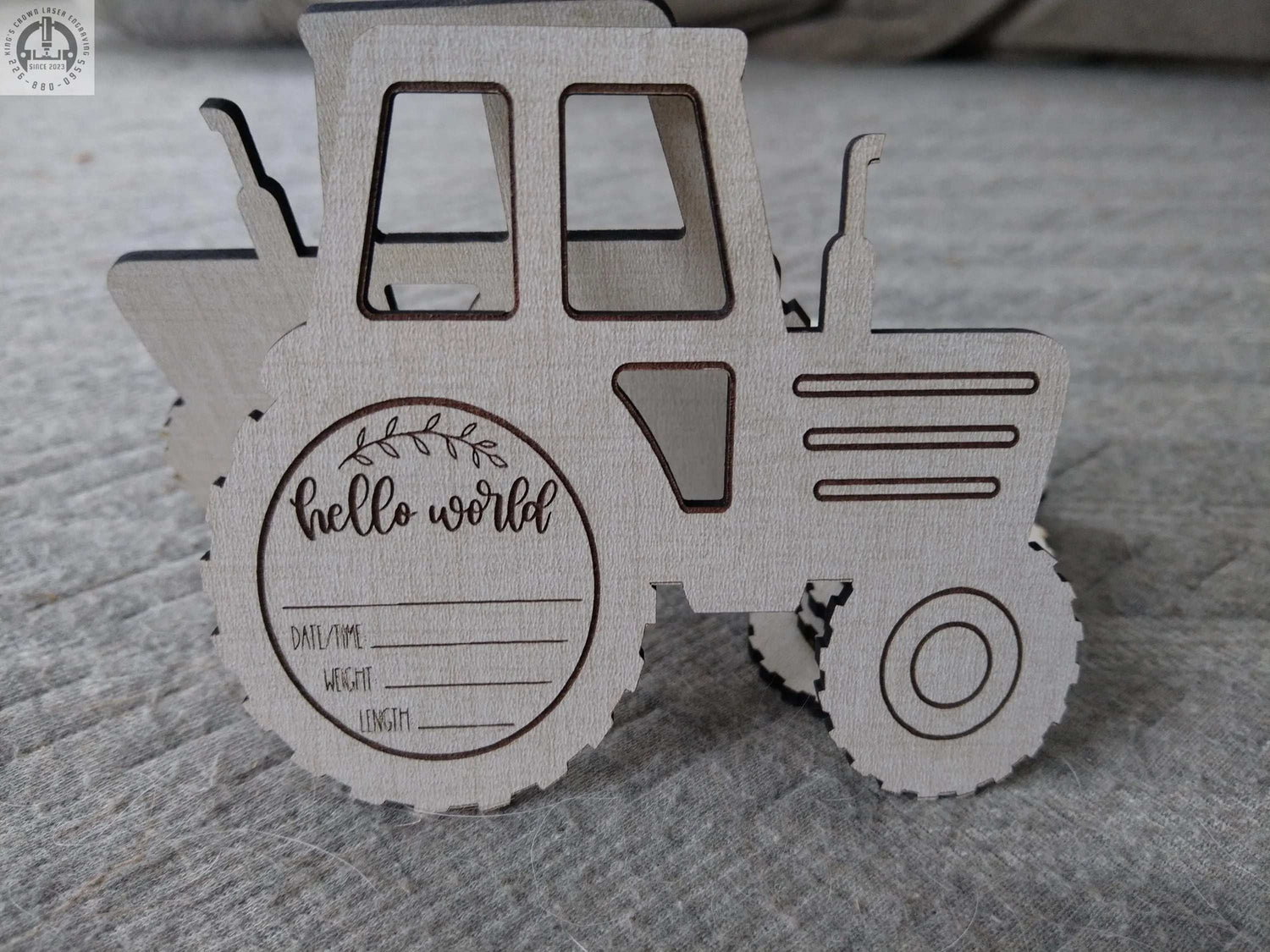 Newborn Baby announcement Tractor Photo prop My Store